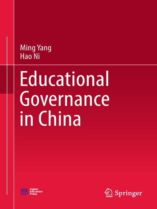 Title details for Educational Governance in China by Ming Yang - Available